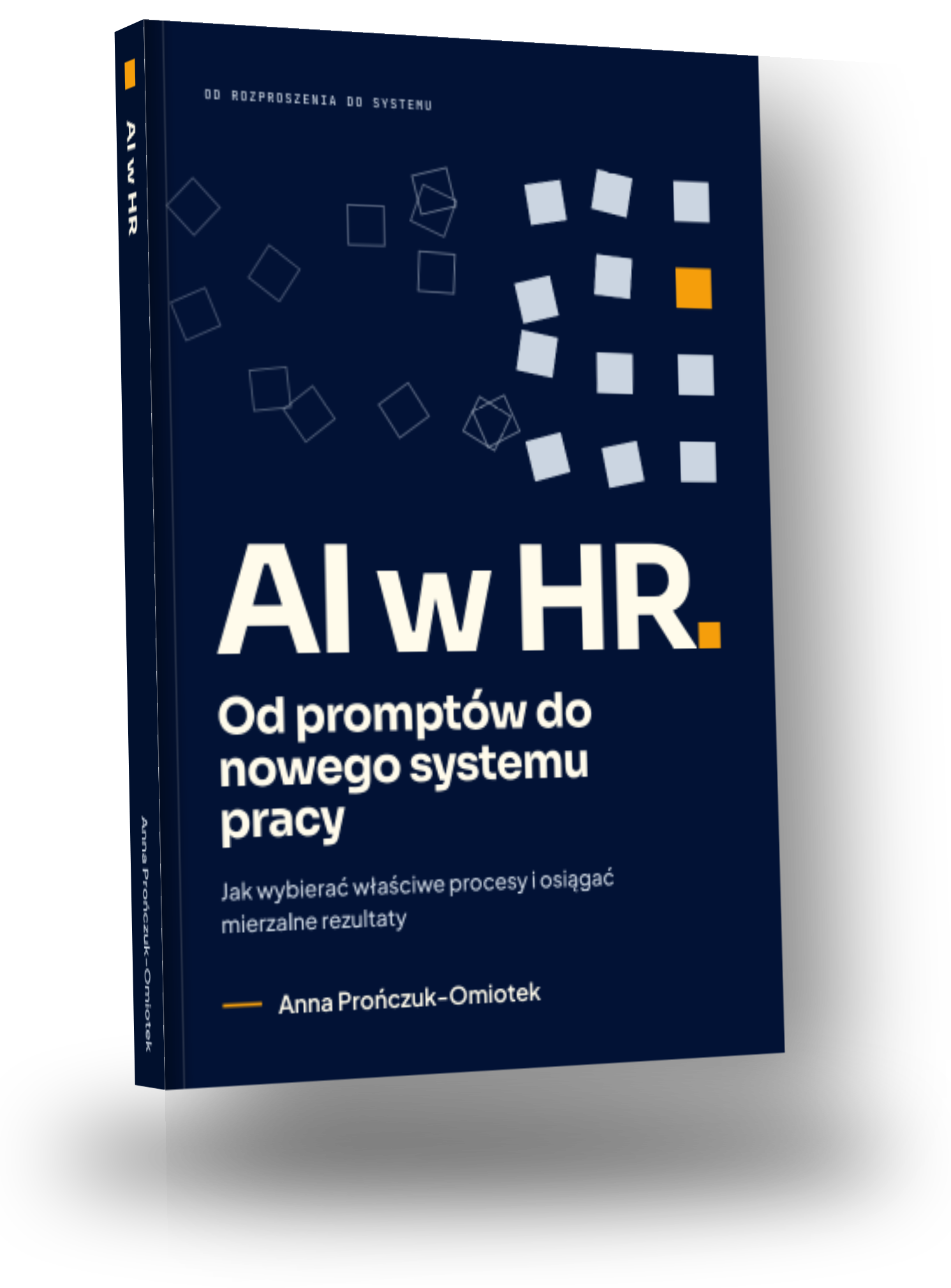 Okładka książki AI w HR. Od promptów do nowego systemu pracy, Anna Prończuk-Omiotek