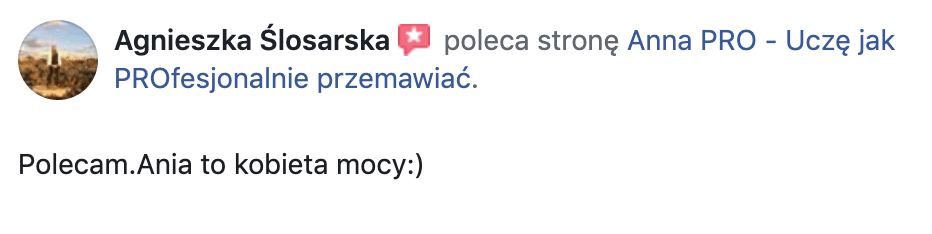Rekomendacja Agnieszka Ślosarska