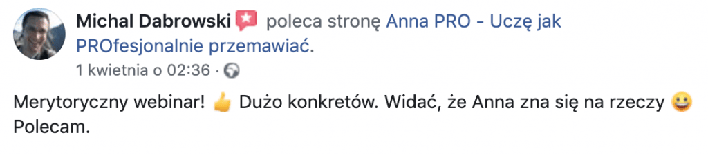 RekomendacjaMichał Dąbrowski